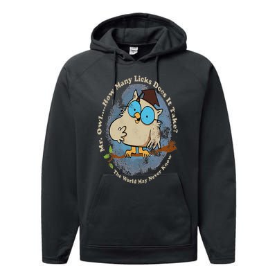 Funny How Many Licks Does It Take Performance Fleece Hoodie