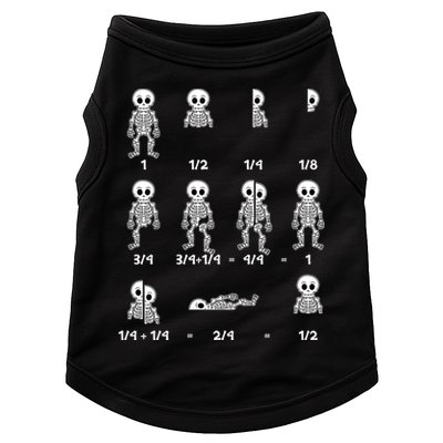 Funny Halloween Math Equations Skeletons Doggie Tank