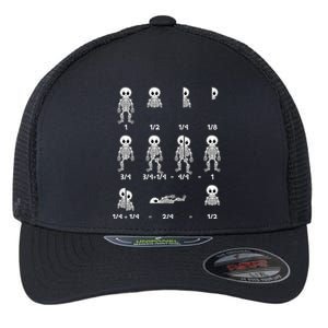 Funny Halloween Math Equations Skeletons Flexfit Unipanel Trucker Cap