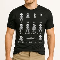 Funny Halloween Math Equations Skeletons Cooling Performance Crew T-Shirt