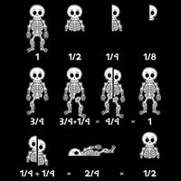 Funny Halloween Math Equations Skeletons Backpack