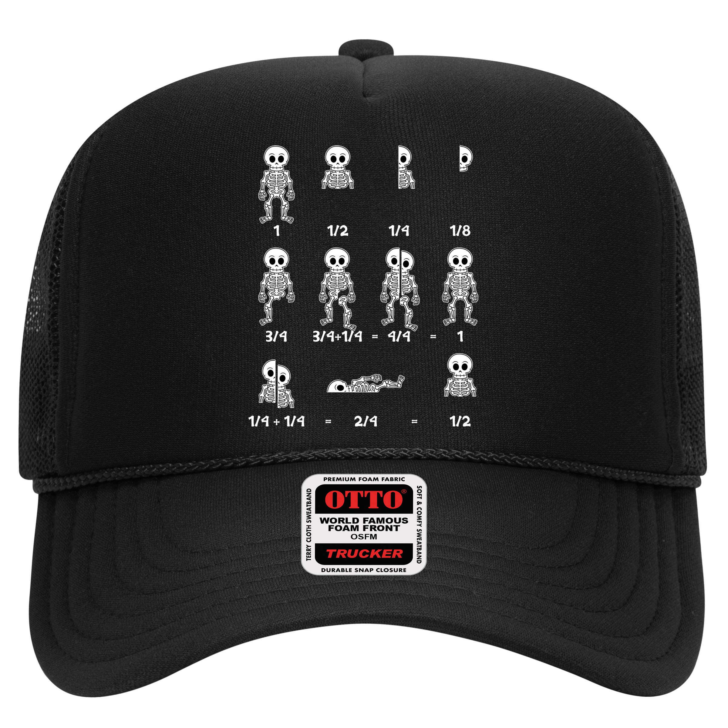 Funny Halloween Math Equations Skeletons Hat
