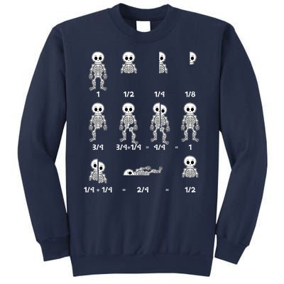 Funny Halloween Math Equations Skeletons Sweatshirt