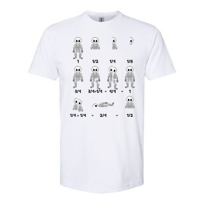 Funny Halloween Math Equations Skeletons Softstyle® CVC T-Shirt