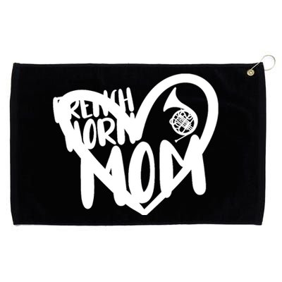 French Horn Mom Heart Funny French Horn Player Grommeted Golf Towel