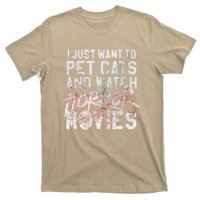 Funny Horror Movie Fan Halloween Cat Lover Gift T-Shirt