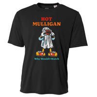 Funny Hot Mulligan Why Would I Watch Cooling Performance Crew T-Shirt