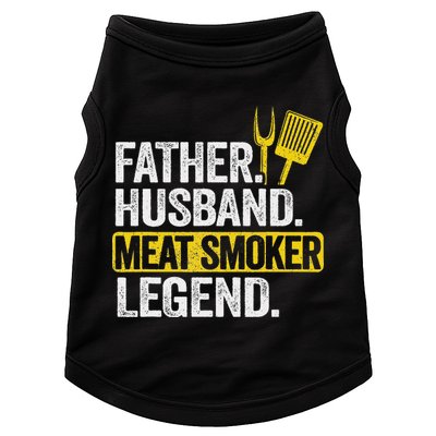 Father Husband Meat Smoker Legend Grilling Dad Meat Smoking Doggie Tank