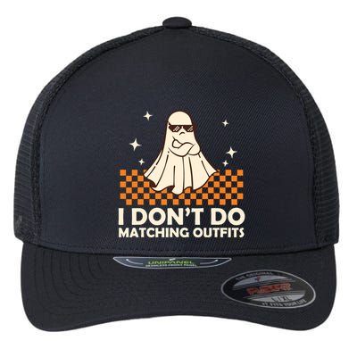 Family Halloween Matching Shirts I DonT Do Matching Outfits Flexfit Unipanel Trucker Cap