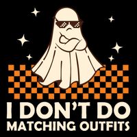 Family Halloween Matching Shirts I DonT Do Matching Outfits Flexfit Unipanel Trucker Cap
