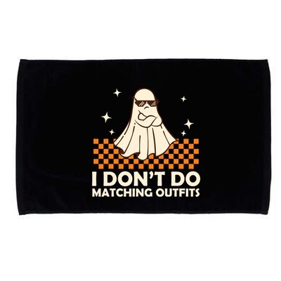 Family Halloween Matching Shirts I DonT Do Matching Outfits Microfiber Hand Towel