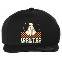 Family Halloween Matching Shirts I DonT Do Matching Outfits Wool Snapback Cap