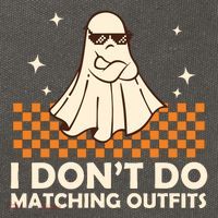 Family Halloween Matching Shirts I DonT Do Matching Outfits Cotton Canvas Backpack