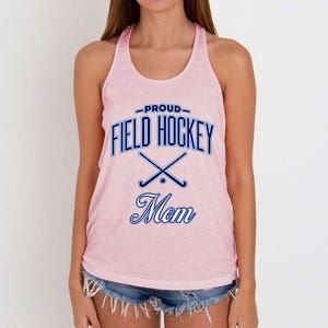 Field Hockey Mom Meaningful Gift Women's Knotted Racerback Tank