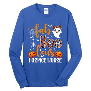 Faboolous Hospice Nurse Funny Hospice Nurse Squad Halloween Gift Tall Long Sleeve T-Shirt