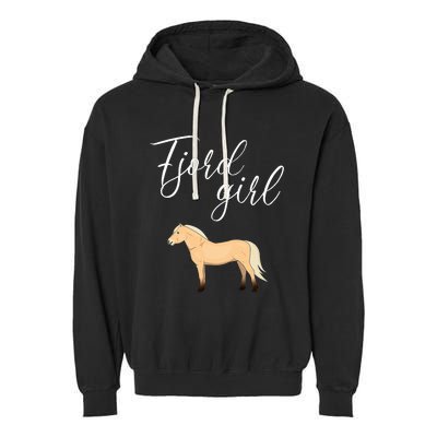 Fjord Horse Norwegian Fjord Horse Garment-Dyed Fleece Hoodie