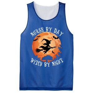 Funny Halloween Nurse By Day Witch By Night Nurse Gift Mesh Reversible Basketball Jersey Tank