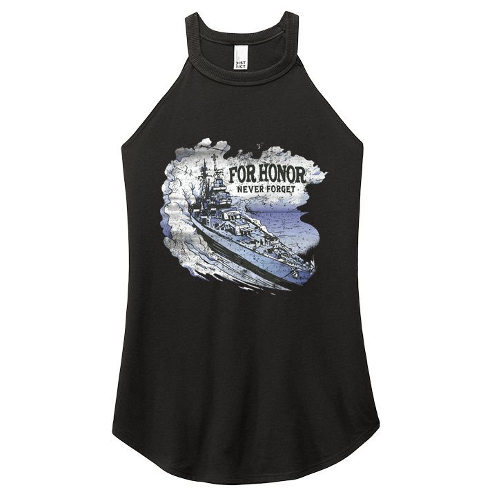 For Honor Never Forget Navy Seals Ship Women's Perfect Tri Rocker Tank