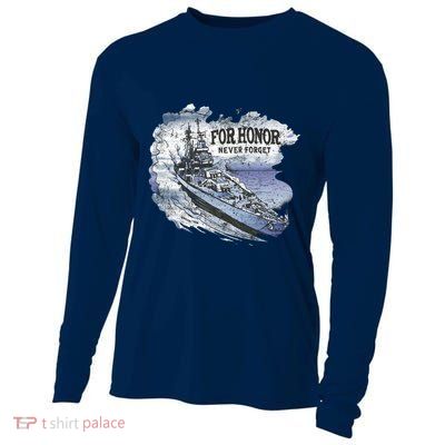 For Honor Never Forget Navy Seals Ship Cooling Performance Long Sleeve Crew