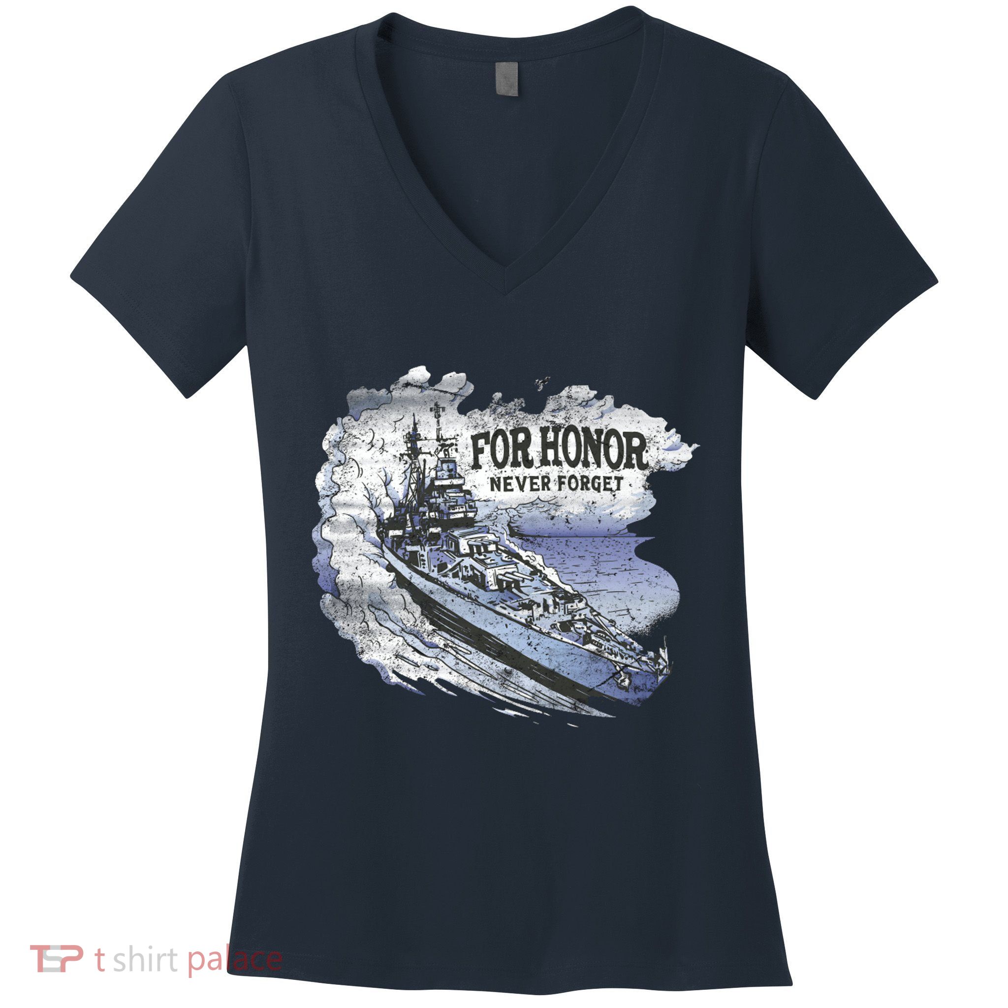 For Honor Never Forget Navy Seals Ship Women's V-Neck T-Shirt