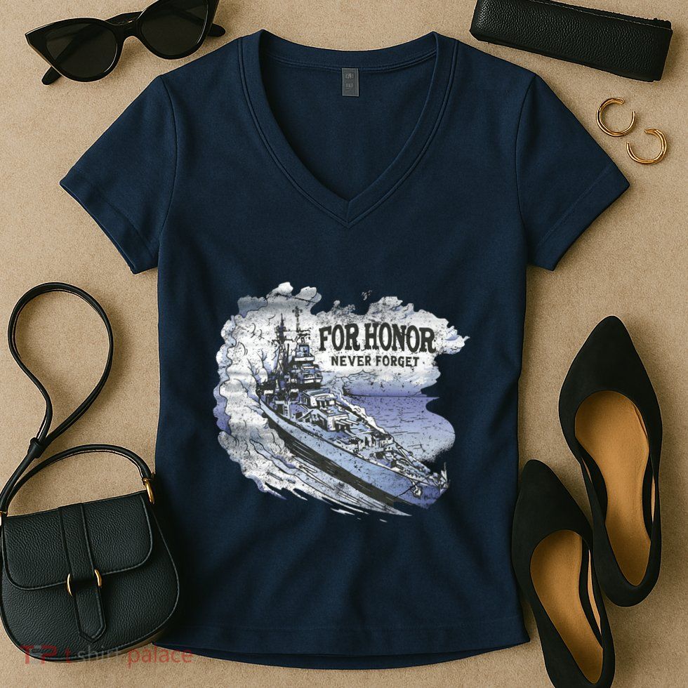 For Honor Never Forget Navy Seals Ship Women's V-Neck T-Shirt