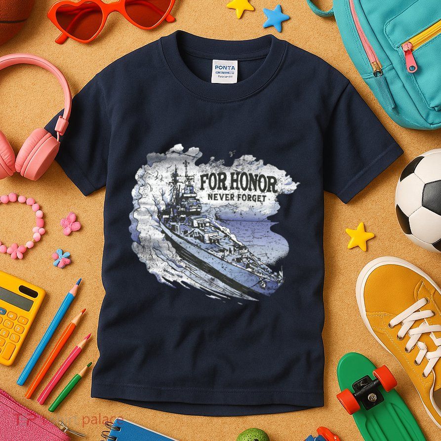 For Honor Never Forget Navy Seals Ship Kids T-Shirt