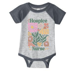 Floral Hospice Nurse Health Care Infant Baby Jersey Bodysuit