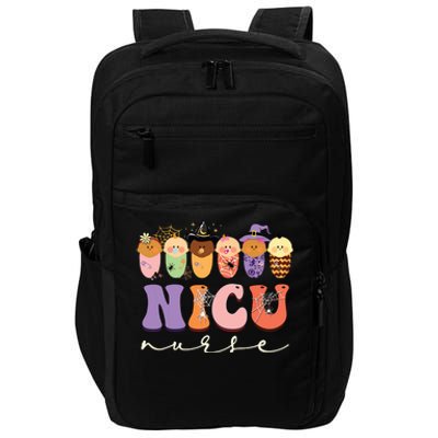 Funny Halloween Nicu Nurse Party Costume Impact Tech Backpack