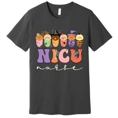 Funny Halloween Nicu Nurse Party Costume Premium T-Shirt