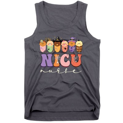 Funny Halloween Nicu Nurse Party Costume Tank Top