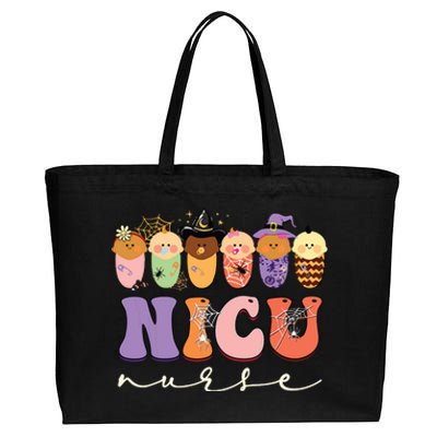 Funny Halloween Nicu Nurse Party Costume Cotton Canvas Jumbo Tote