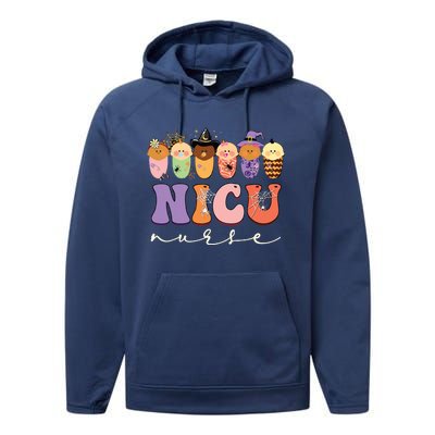 Funny Halloween Nicu Nurse Party Costume Performance Fleece Hoodie