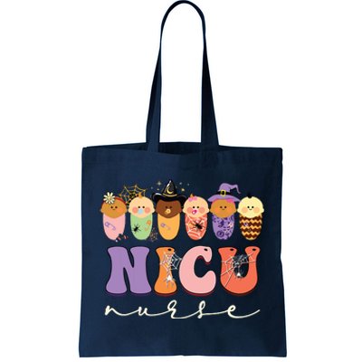 Funny Halloween Nicu Nurse Party Costume Tote Bag