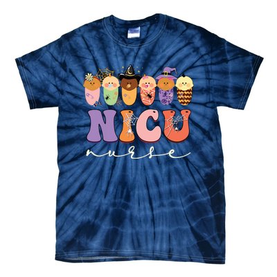 Funny Halloween Nicu Nurse Party Costume Tie-Dye T-Shirt