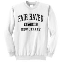 Fair Haven New Jersey Nj Vintage Established Sports Design Sweatshirt