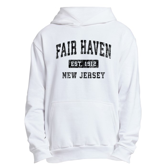 Fair Haven New Jersey Nj Vintage Established Sports Design Urban Pullover Hoodie