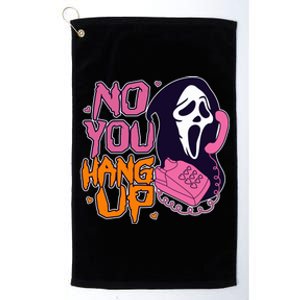 Funny Halloween No You Hang Up Scream Ghostface Mask Platinum Collection Golf Towel