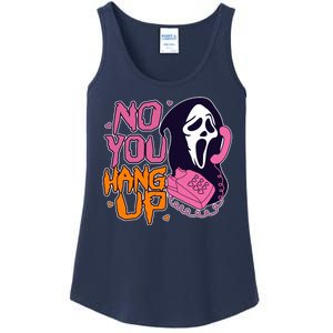 Funny Halloween No You Hang Up Scream Ghostface Mask Ladies Essential Tank