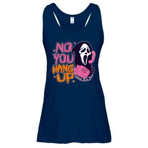 Funny Halloween No You Hang Up Scream Ghostface Mask Ladies Essential Flowy Tank