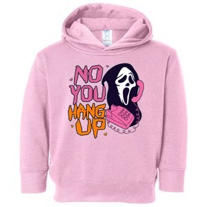 Funny Halloween No You Hang Up Scream Ghostface Mask Toddler Hoodie