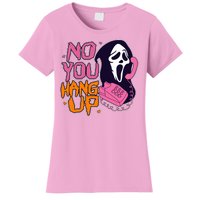 Funny Halloween No You Hang Up Scream Ghostface Mask Women's T-Shirt