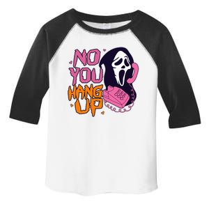 Funny Halloween No You Hang Up Scream Ghostface Mask Toddler Fine Jersey T-Shirt