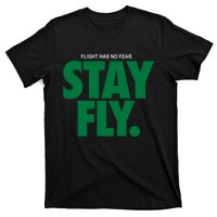 Flight Has No Fear Stay Fly Rodney Mcleod T-Shirt