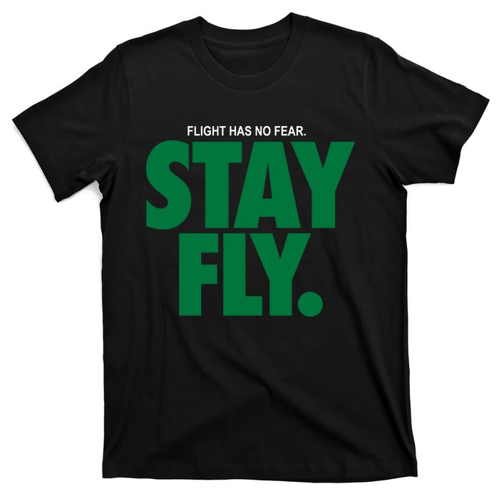 Flight Has No Fear Stay Fly Rodney Mcleod T-Shirt