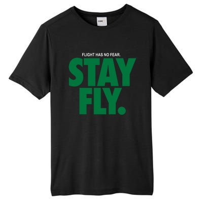 Flight Has No Fear Stay Fly Rodney Mcleod Tall Fusion ChromaSoft Performance T-Shirt