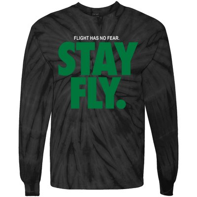 Flight Has No Fear Stay Fly Rodney Mcleod Tie-Dye Long Sleeve Shirt