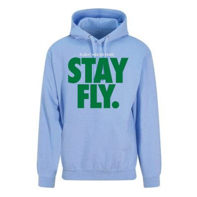 Flight Has No Fear Stay Fly Rodney Mcleod Unisex Surf Hoodie