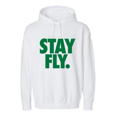 Flight Has No Fear Stay Fly Rodney Mcleod Garment-Dyed Fleece Hoodie