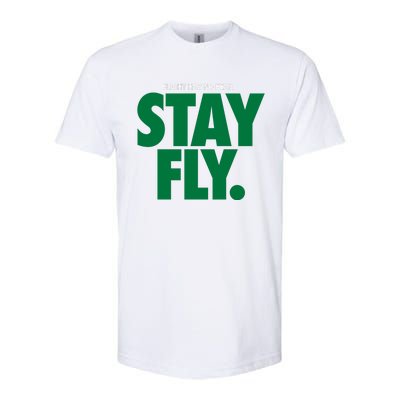 Flight Has No Fear Stay Fly Rodney Mcleod Softstyle CVC T-Shirt