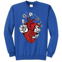 Floral Heart Nurse Cardiac Doctor Health Medical Assistant Gift Sweatshirt